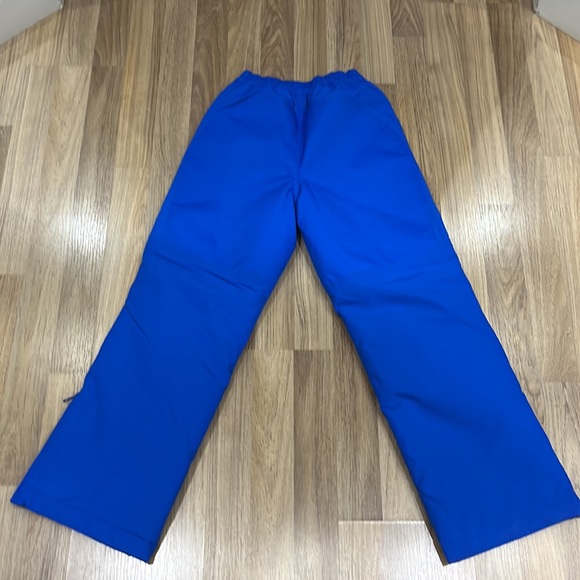 LANDS END Blue ski snow pants size 8 SLIM - Picture 2 of 9